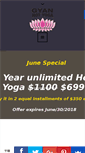 Mobile Screenshot of gyanyoga.ca